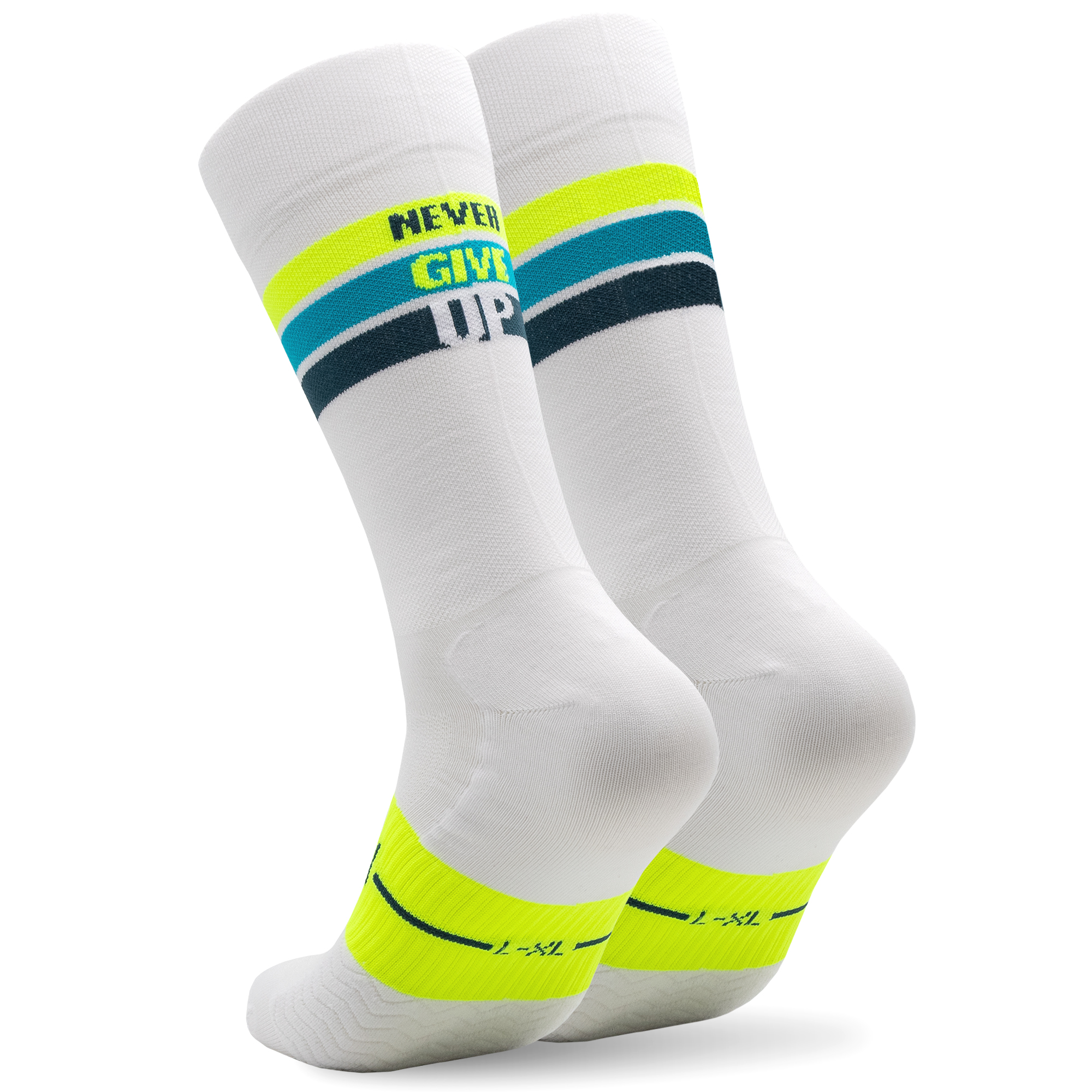 Calcetines Ciclismo y Running - NEVER GIVE UP - Nortei