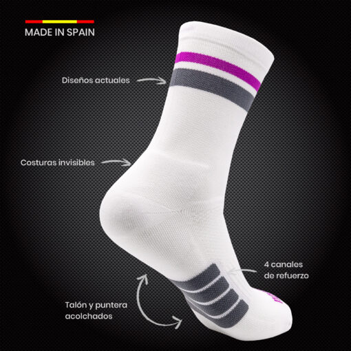 Calcetines Running - DUO Purple - Imagen 3