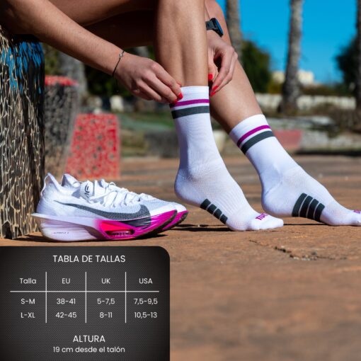 Calcetines Running - DUO Purple - Imagen 4