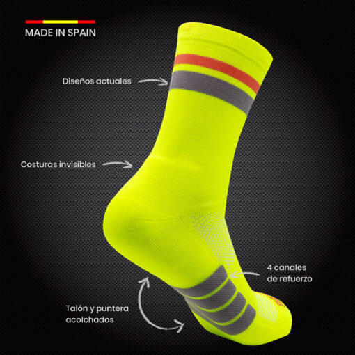 Calcetines Running - DUO Neon - Imagen 3