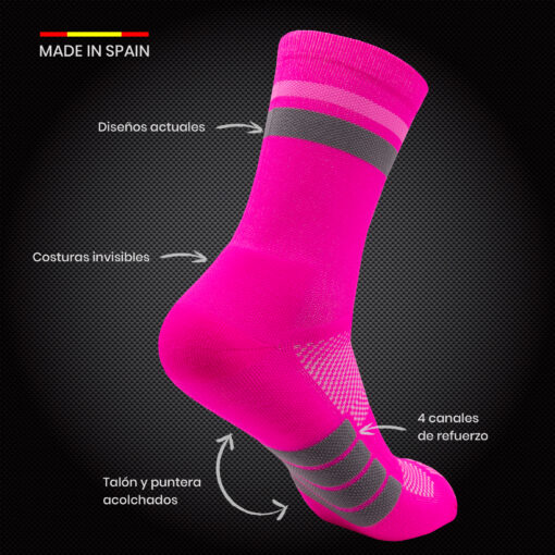 Calcetines Running - DUO Pink - Imagen 3