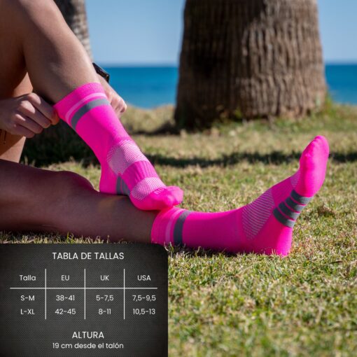 Calcetines Running - DUO Pink - Imagen 4