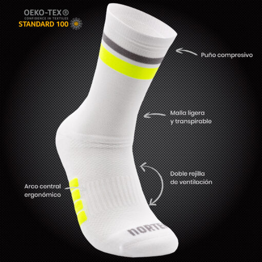 Calcetines Running - DUO Yellow - Imagen 2