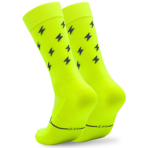 Calcetines Ciclismo y Running - THUNDER Neon
