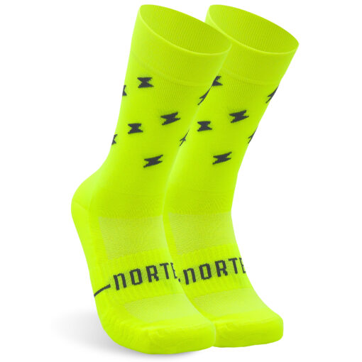 Calcetines Ciclismo y Running - THUNDER Neon - Imagen 2