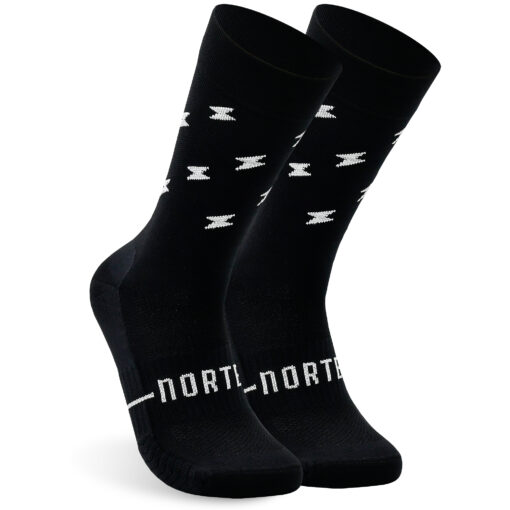 Calcetines Ciclismo y Running - THUNDER Black - Imagen 2
