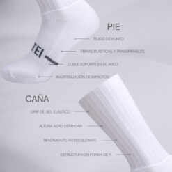 Alternative view of Calcetines Ciclismo AERO Blancos